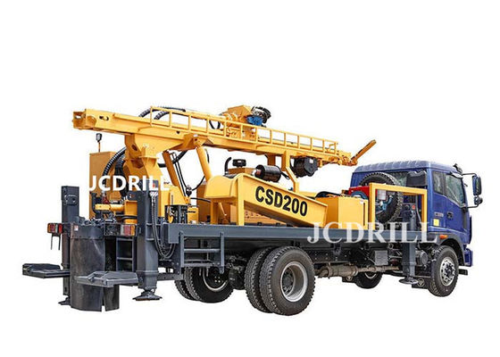 ISO Full Hydraulic 200 Meter Truck Mounted Water Drilling Rig Machine
